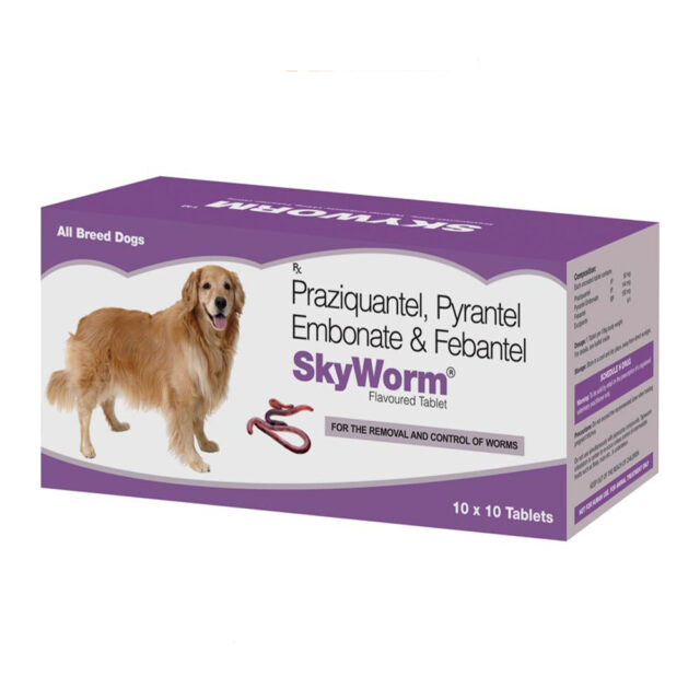 SkyWorm Tablets Dewormer for Dogs