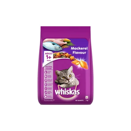 Whiskas Adult Dry Cat Food, Mackerel