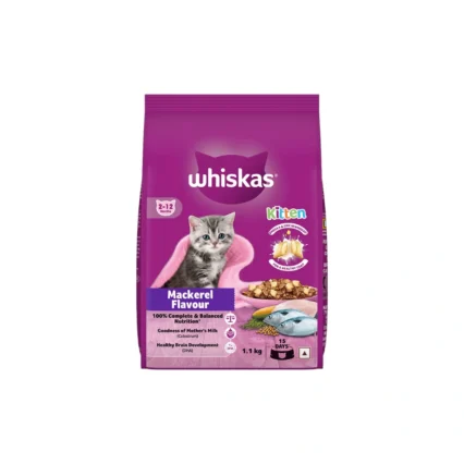 Whiskas Kitten Dry Cat Food, Mackerel