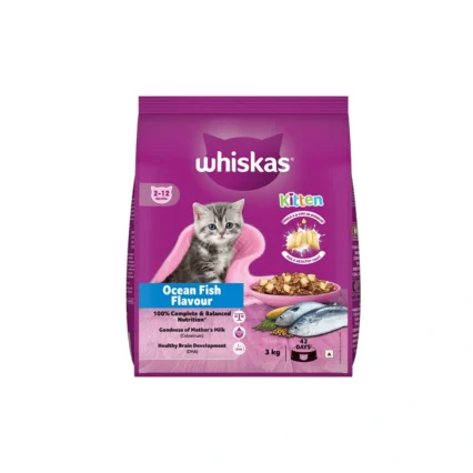Whiskas Kitten Dry Cat Food, Ocean Fish