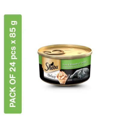 Sheba Complete Nutrition Tuna White Meat & Snapper In Gravy Cat Wet Food