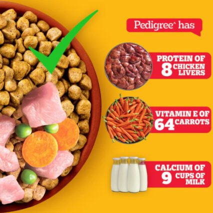 Pedigree Adult Dry Dog Food, Chicken & Vegetables