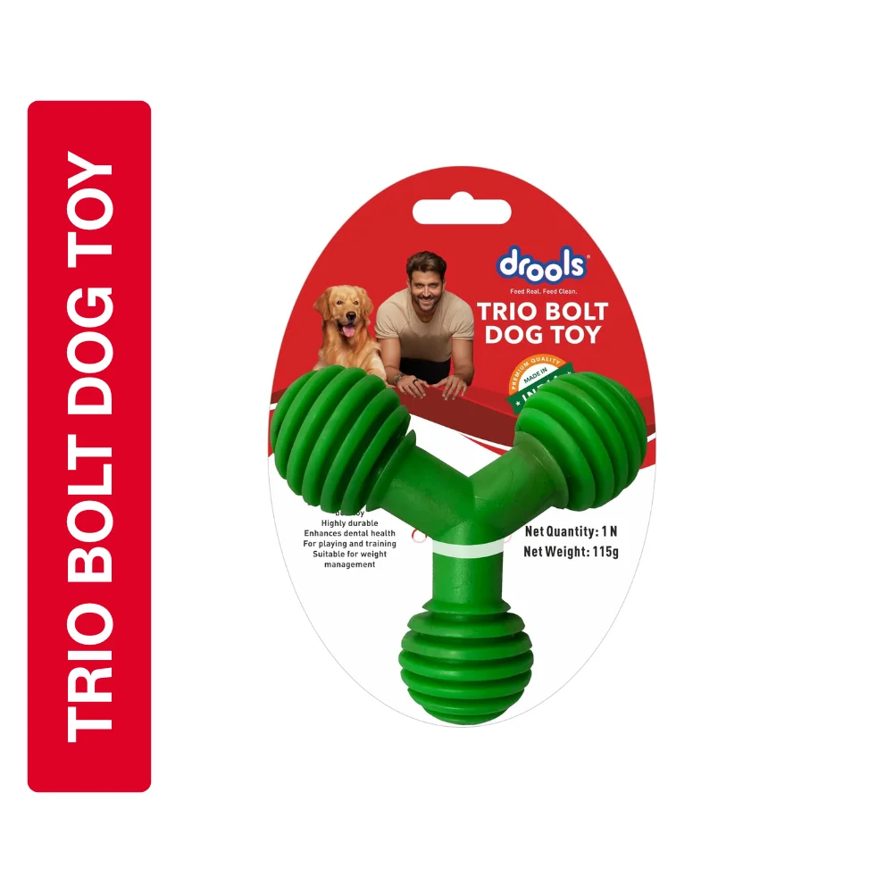 Drools Trio Bolt Dog Toy