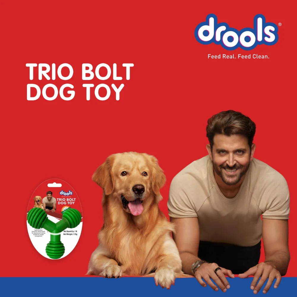 Drools Trio Bolt Dog Toy - Image 2