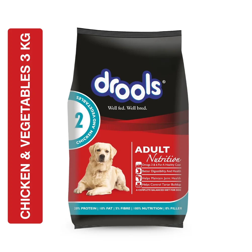 Drools Chicken & Vegetable Adult Dog Dryfood - Image 2