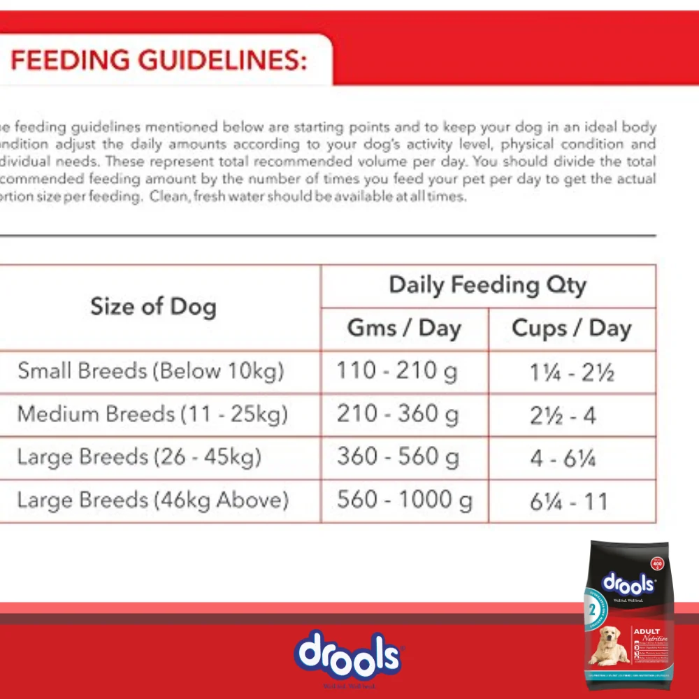 Drools Chicken & Vegetable Adult Dog Dryfood - Image 7