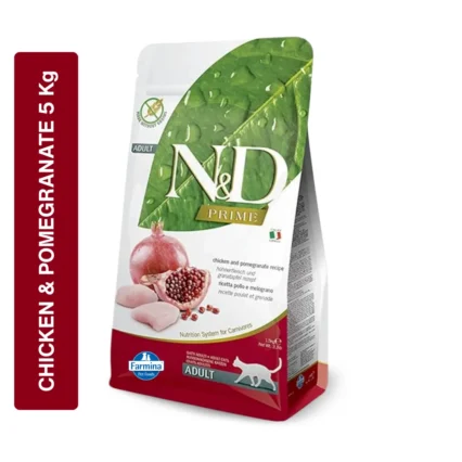 Farmina N&D Prime Chicken & Pomegranate Dry Cat Food 5 KG