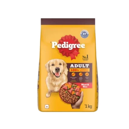 Pedigree Adult Dry Dog Food, Meat & Rice