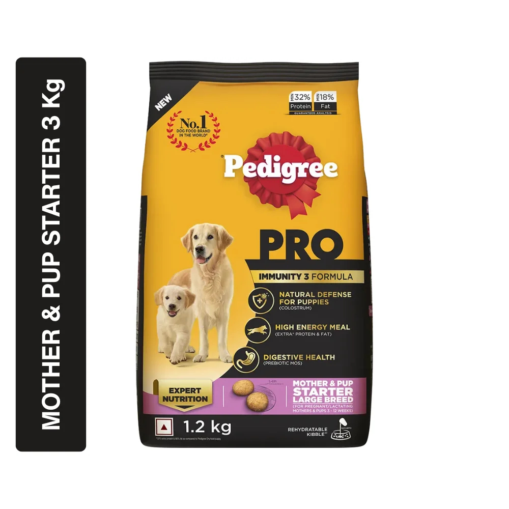 Pedigree PRO Mother & Pup Starter Large Breed, Dry Dog Food for Pregnant/Lactating Mothers & Pups - Image 3