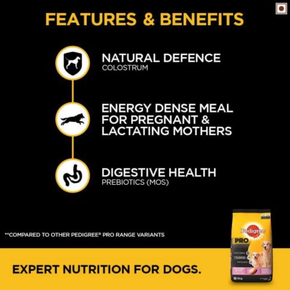 Pedigree PRO Mother & Pup Starter Large Breed, Dry Dog Food for Pregnant/Lactating Mothers & Pups - Image 7