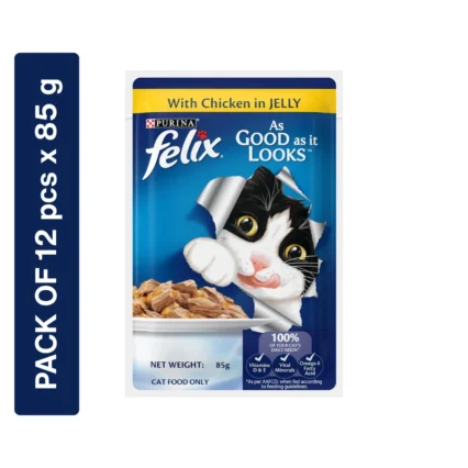 Purina Felix Chicken with Jelly Adult Cat Wet Food