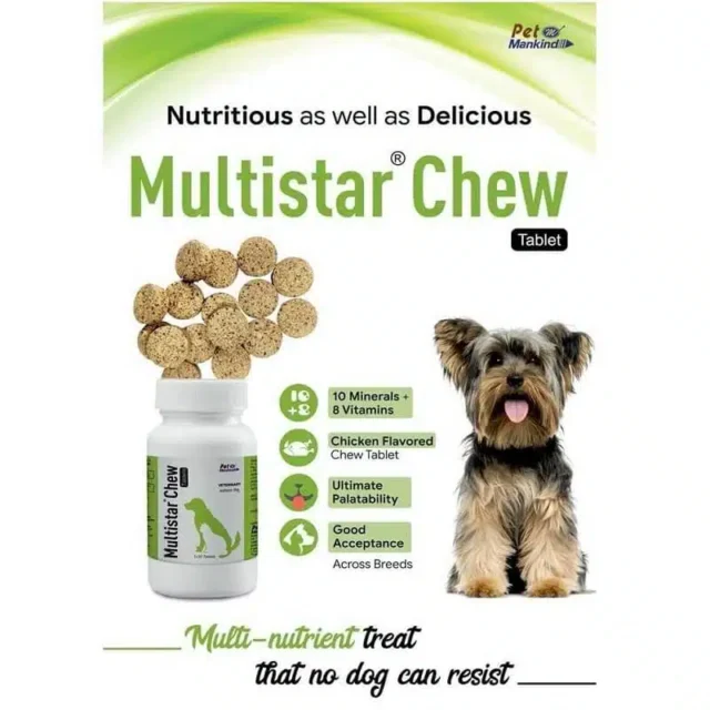 Multistar Chew Tablets 30 Pcs - Indipet