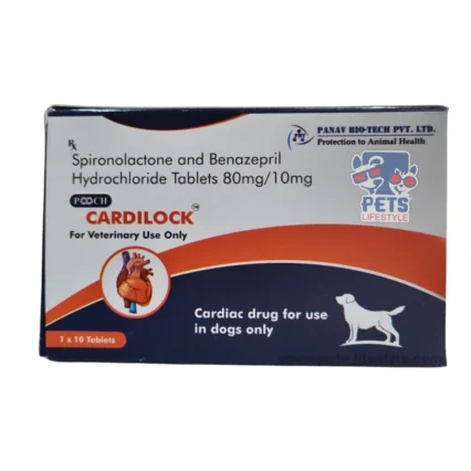 Pooch Cardilock 80/10mg 10 Tablets