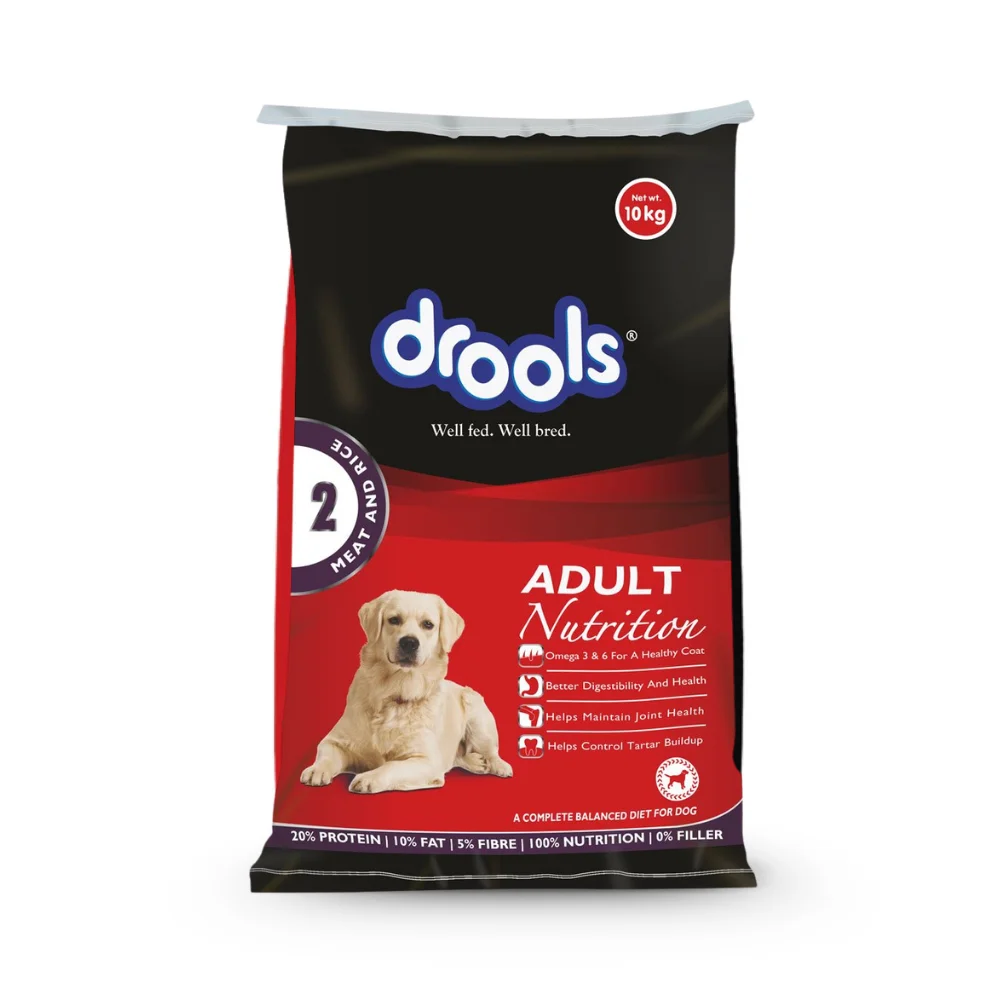 Drools Meat & Rice Adult Dog Dryfood