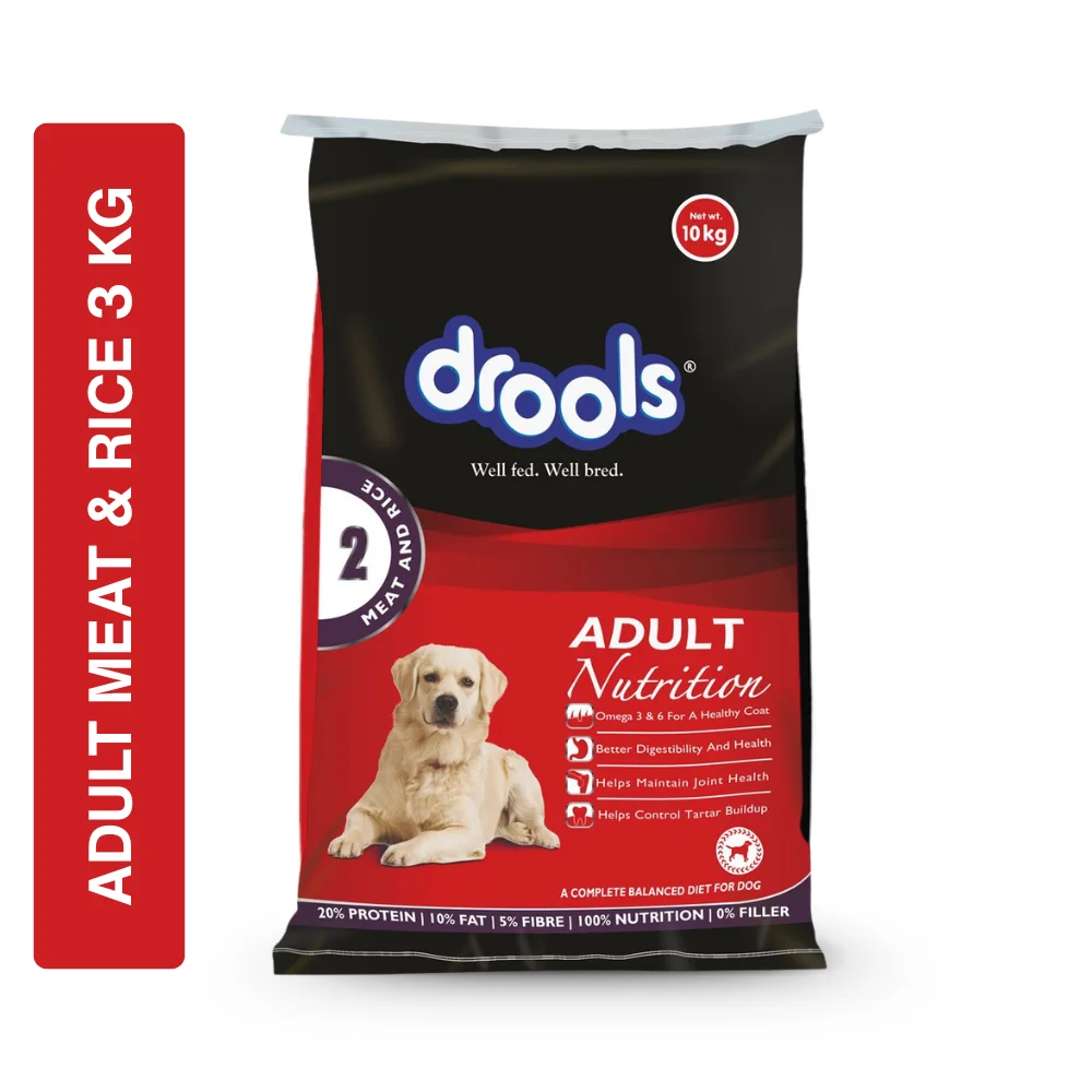Drools Meat & Rice Adult Dog Dryfood - Image 2