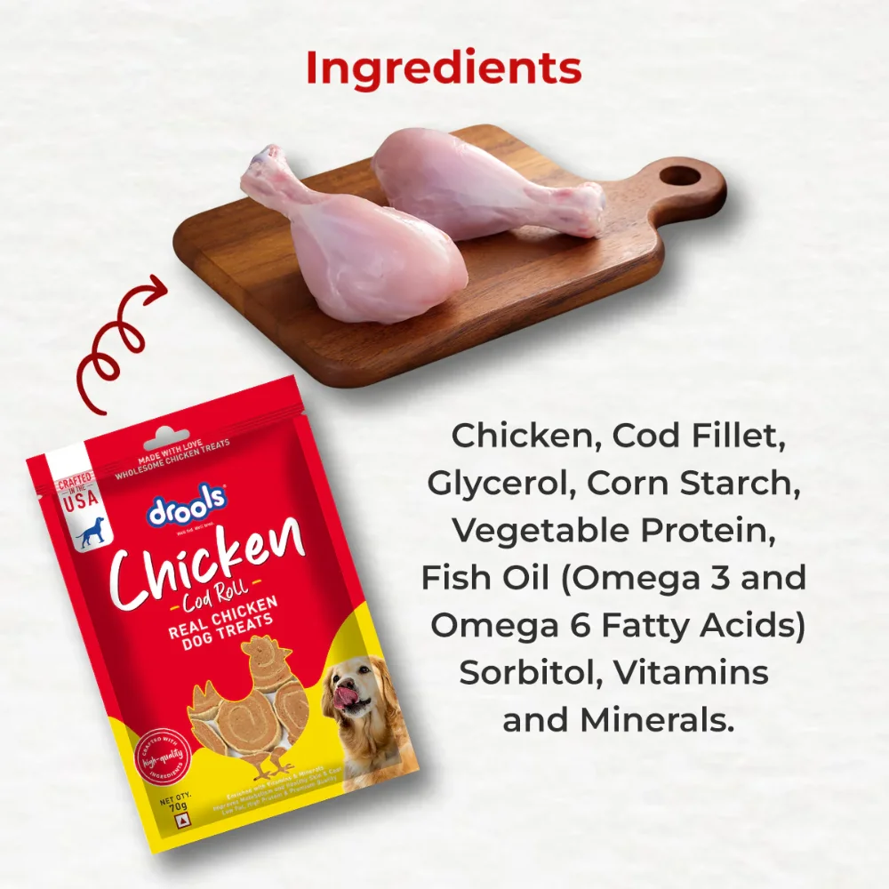 Drools Chicken Cod Roll - Image 3