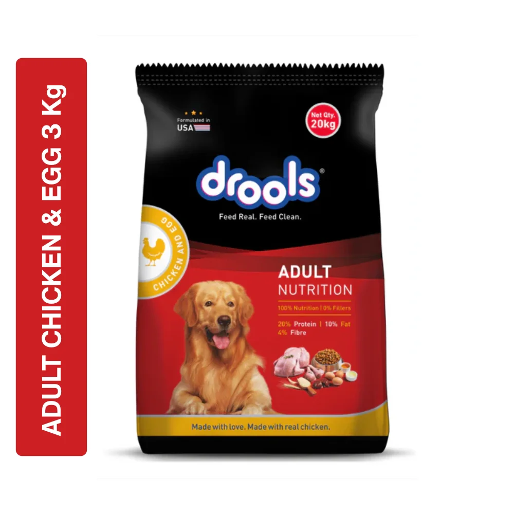 Drools Chicken & Egg Adult Dog Dryfood - Image 4